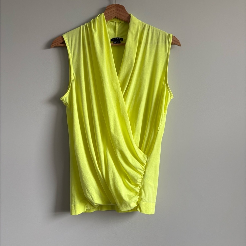 Theory Derona K Sleeveless Wrap Top | Size Small - Picture 2 of 7